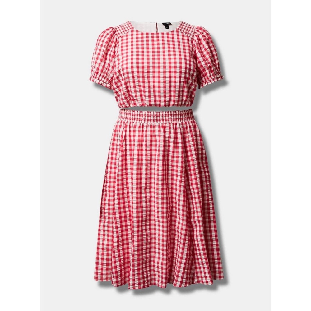 BARBIE PINK GINGHAM MATCHING SET